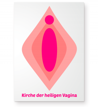 Plakat: Kirche der heiligen Vagina